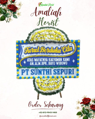 Papan Bunga Duka di Purangi