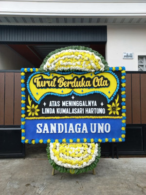 Papan Bunga Duka di Purangi